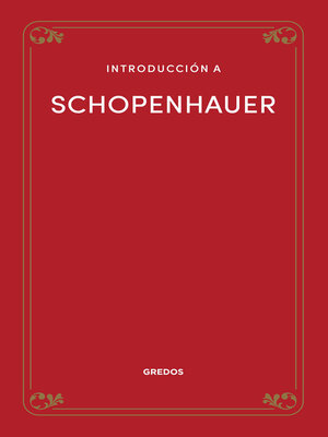 cover image of Introducción a Schopenhauer